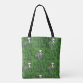 Snoopy Beagle Scout Hiking Pattern Draagtas (Achterkant)