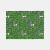 Snoopy Beagle Scout Hiking Pattern Fleece Deken (Voorkant (Horizontaal))