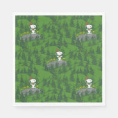 Snoopy Beagle Scout Hiking Pattern Servet (Voorkant)
