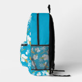 Snoopy Brooklyn Beach Pattern Bedrukte Rugzak (Rechts)