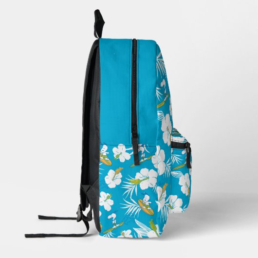 Snoopy Brooklyn Beach Pattern Bedrukte Rugzak (Links)