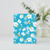 Snoopy Brooklyn Beach Pattern Briefkaart (Staand voorkant)