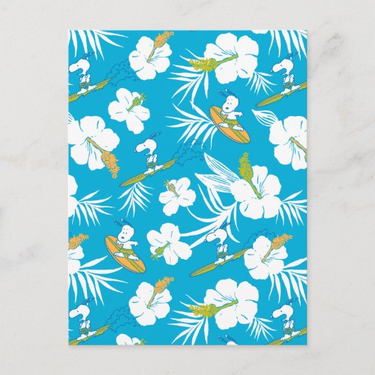 Snoopy Brooklyn Beach Pattern Briefkaart (Voorkant)