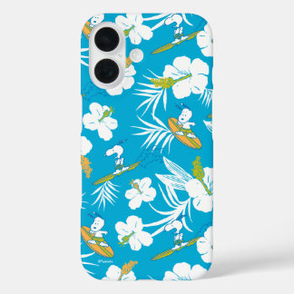 Snoopy Brooklyn Beach Pattern iPhone 16 Hoesje
