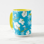 Snoopy Brooklyn Beach Pattern Mok (Voorkant links)