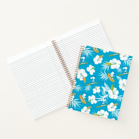 Snoopy Brooklyn Beach Pattern Notitieboek (Binnen)
