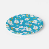 Snoopy Brooklyn Beach Pattern Papieren Bordje (Gekanteld)