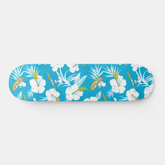 Snoopy Brooklyn Beach Pattern Skateboard (Horizontaal)