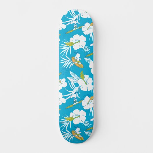 Snoopy Brooklyn Beach Pattern Skateboard (Voorkant)