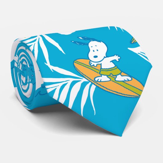 Snoopy Brooklyn Beach Pattern Stropdas (Opgerold)