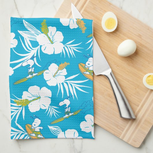 Snoopy Brooklyn Beach Pattern Theedoek (Quarter Fold)
