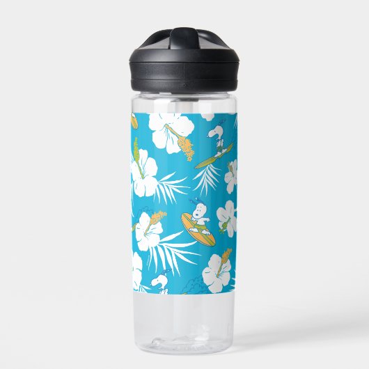 Snoopy Brooklyn Beach Pattern Waterfles (Voorkant)