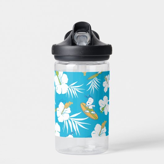 Snoopy Brooklyn Beach Pattern Waterfles (Voorkant)