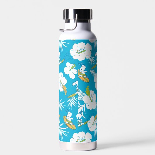 Snoopy Brooklyn Beach Pattern Waterfles (Rechts)