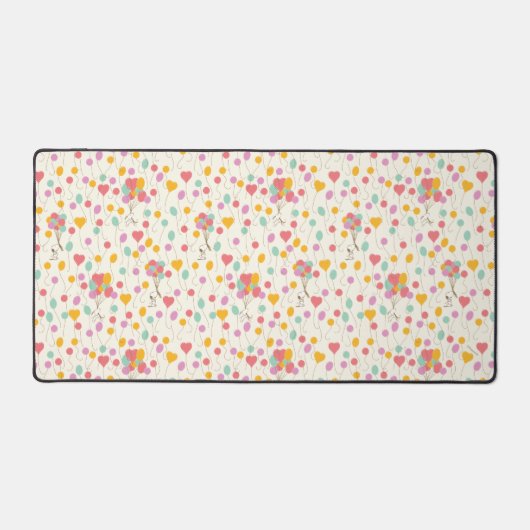 Snoopy Bunches of Balloons Pattern Bureaumat (Voorkant)