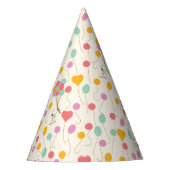 Snoopy Bunches of Balloons Pattern Feesthoedjes (Voorkant)