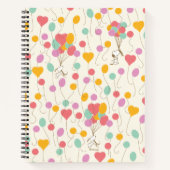 Snoopy Bunches of Balloons Pattern Notitieboek (Voorkant)