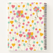 Snoopy Bunches of Balloons Pattern Notitieboek (Achterkant)