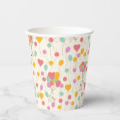 Snoopy Bunches of Balloons Pattern Papieren Bekers (Voorkant)
