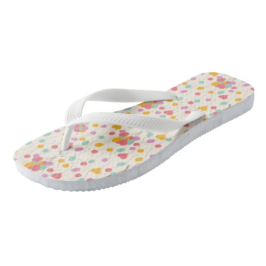Snoopy Bunches of Balloons Pattern Teenslippers (Schuin)