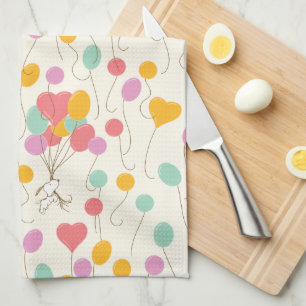 Snoopy Bunches of Balloons Pattern Theedoek