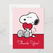 Snoopy | Carte de faire-part de Baby Shower Little (Devant / Derrière)
