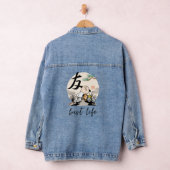 Snoopy, Charlie Brown en Woodstock - Friend Denim Jacket (Hangar)