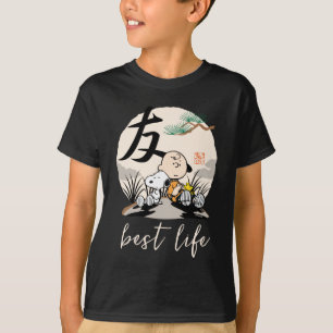 Snoopy, Charlie Brown en Woodstock - Friend T-shirt