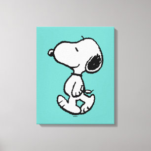 Snoopy Classic Comics Canvas Afdruk