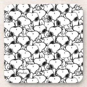Snoopy Classic Comics Pattern Bier Onderzetter