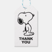 Snoopy Classic Comics Pattern Cadeaulabel (Voorkant)
