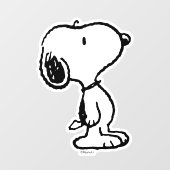 Snoopy Classic Comics Pattern Raamsticker (Vel)