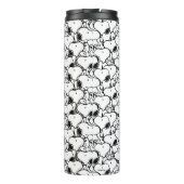 Snoopy Classic Comics Pattern Thermosbeker (Achterkant)