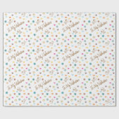 Snoopy Colorful Hearts Patroon Cadeaupapier (Vlak)