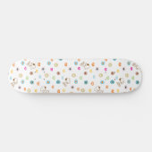 Snoopy Colorful Hearts Patroon Skateboard (Horizontaal)