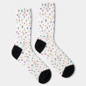 Snoopy Colorful Hearts Patroon Sokken (Rechts)