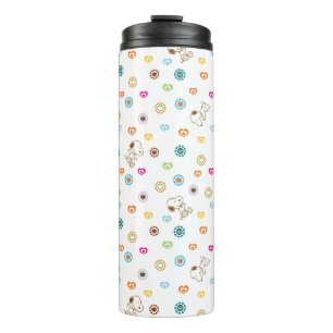 Snoopy Colorful Hearts Patroon Thermosbeker