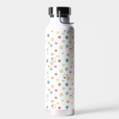 Snoopy Colorful Hearts Patroon Waterfles (Links)