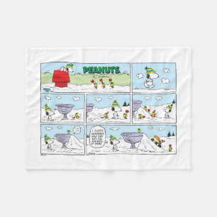 Snoopy & De Bemanning Fleece Deken