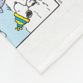 Snoopy & De Bemanning Fleece Deken (Hoek)