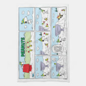Snoopy & De Bemanning Theedoek (Verticaal)