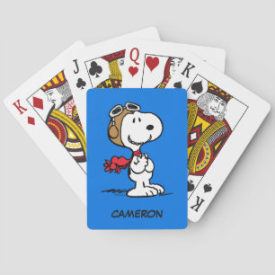 Snoopy de vliegende aas kaarten