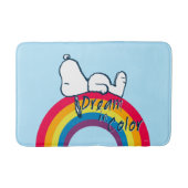 Snoopy | Dream in kleurenregenboog Badmat (Voorkant)