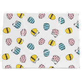 Snoopy Easter Egg Pattern Groot Cadeauzakje (Voorkant)