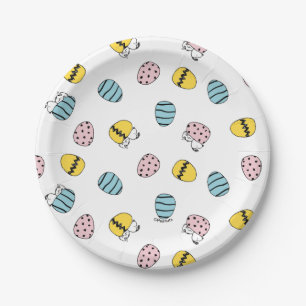 Snoopy Easter Egg Pattern Papieren Bordje