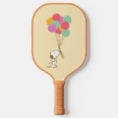 Snoopy en ballonnen pickleball paddle (Voorkant)