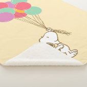 Snoopy en ballonnen Sherpa Deken (3/4)
