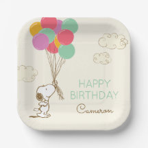 Snoopy en Balloons Birthday