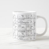 Snoopy en Charlie Brown | Engelse muffin Extra Grote Beker (Rechts)