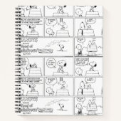 Snoopy en Charlie Brown | Engelse muffin Notitieboek (Voorkant)